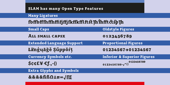 Slam Rounded Font插图3