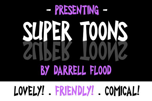 Super Toons font插图 Super Toons font插图