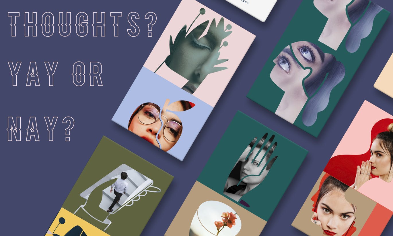 现代艺术剪影风格Instagram贴图设计PSD模板素材库精选 Modern shape photo mask for Insta插图(4)