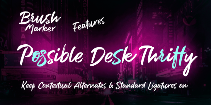 Brush Marker Font插图6