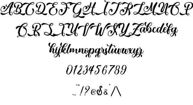 March Lovers – Personal Use font插图1