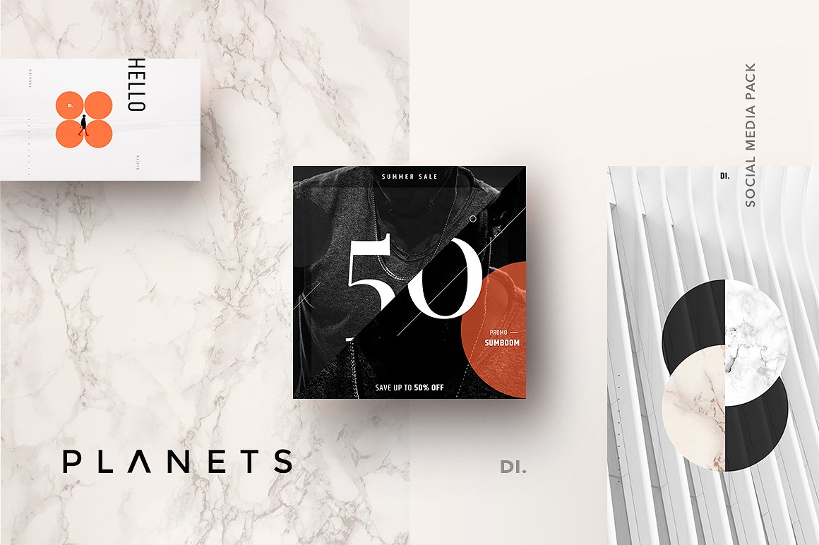 PLANETS多用途时尚社交媒体包插图(18)