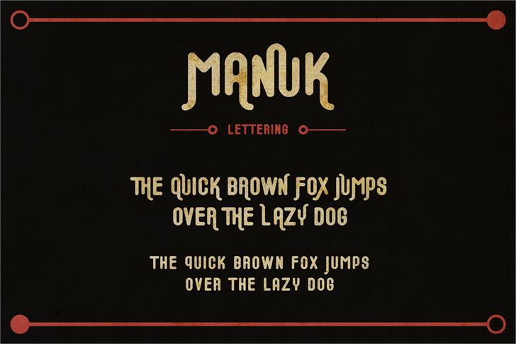 Manuk font插图3