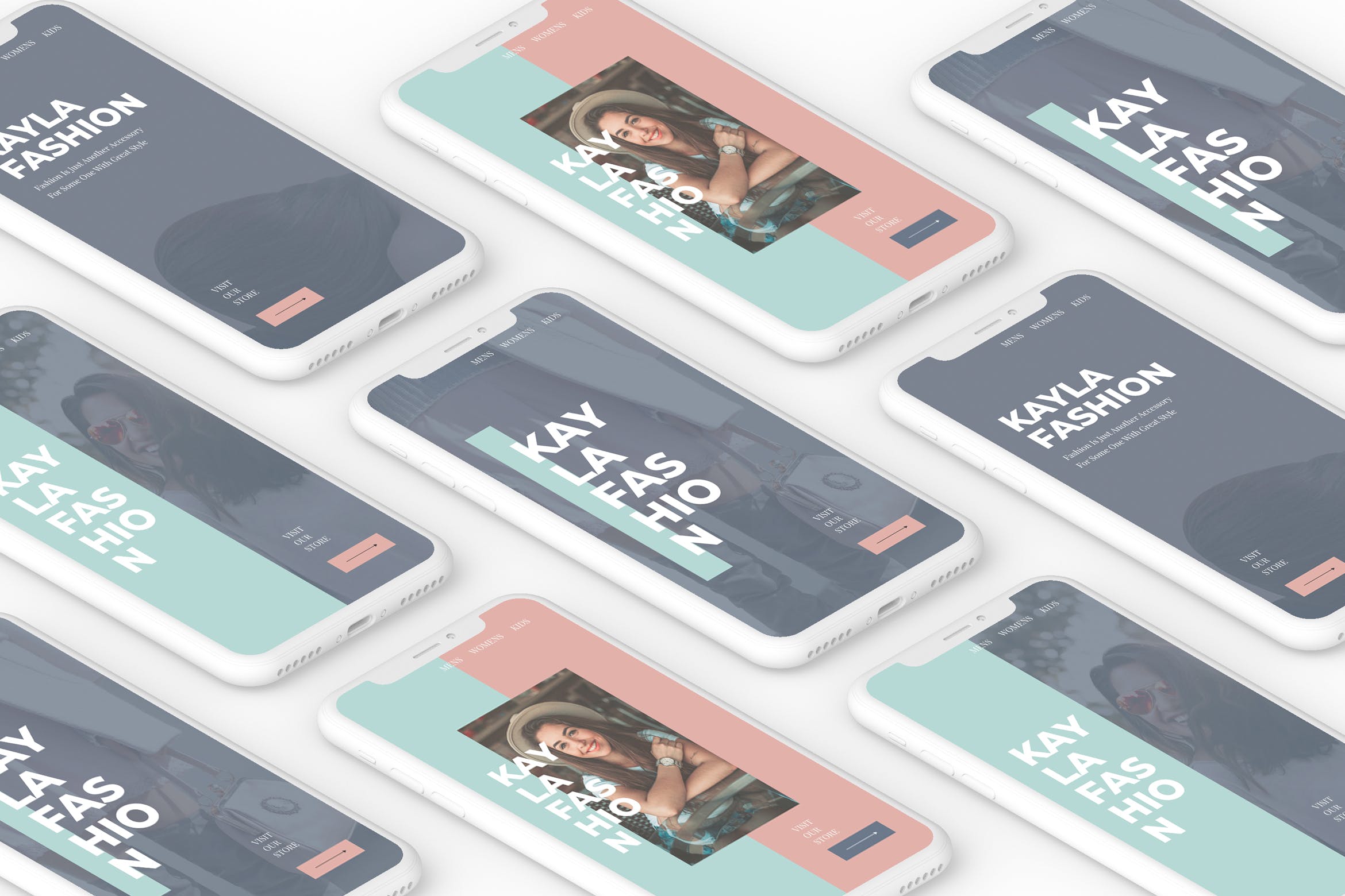 Instagram社交平台品牌故事营销设计素材 Kayla Fashion Instagram Story插图