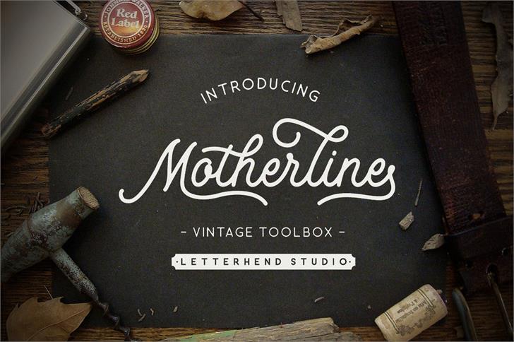 Motherline DEMO font插图1 Motherline DEMO font插图1