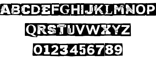 CF Punk vs Cyborg PERSONAL USE font插图1