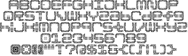 Anachronaut font插图1