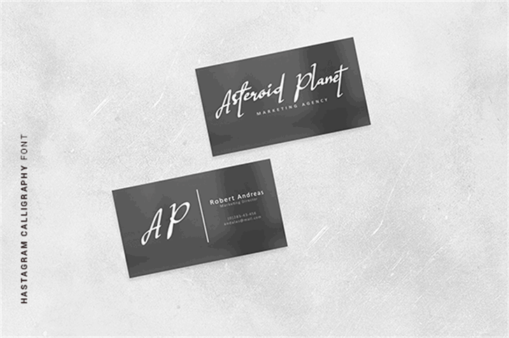 Hastagram Personal font插图3 Hastagram Personal font插图3