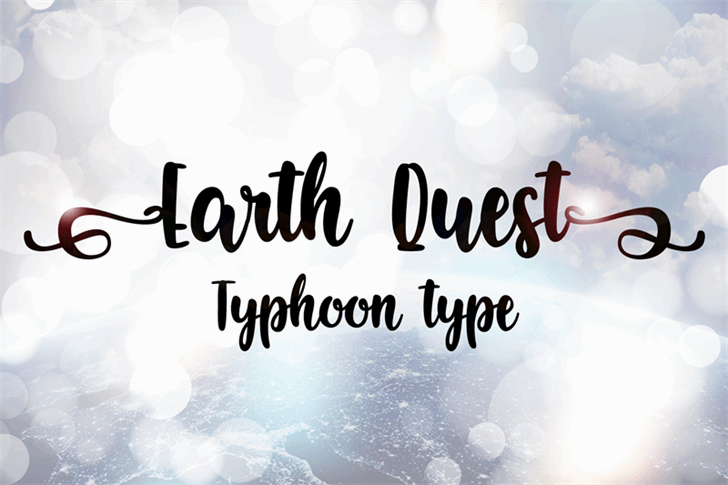 Earth Quest font插图 Earth Quest font插图