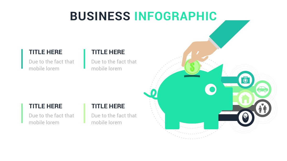 图表样式丰富的PPT模板 Free Infographic Powerpoint Template插图(8)