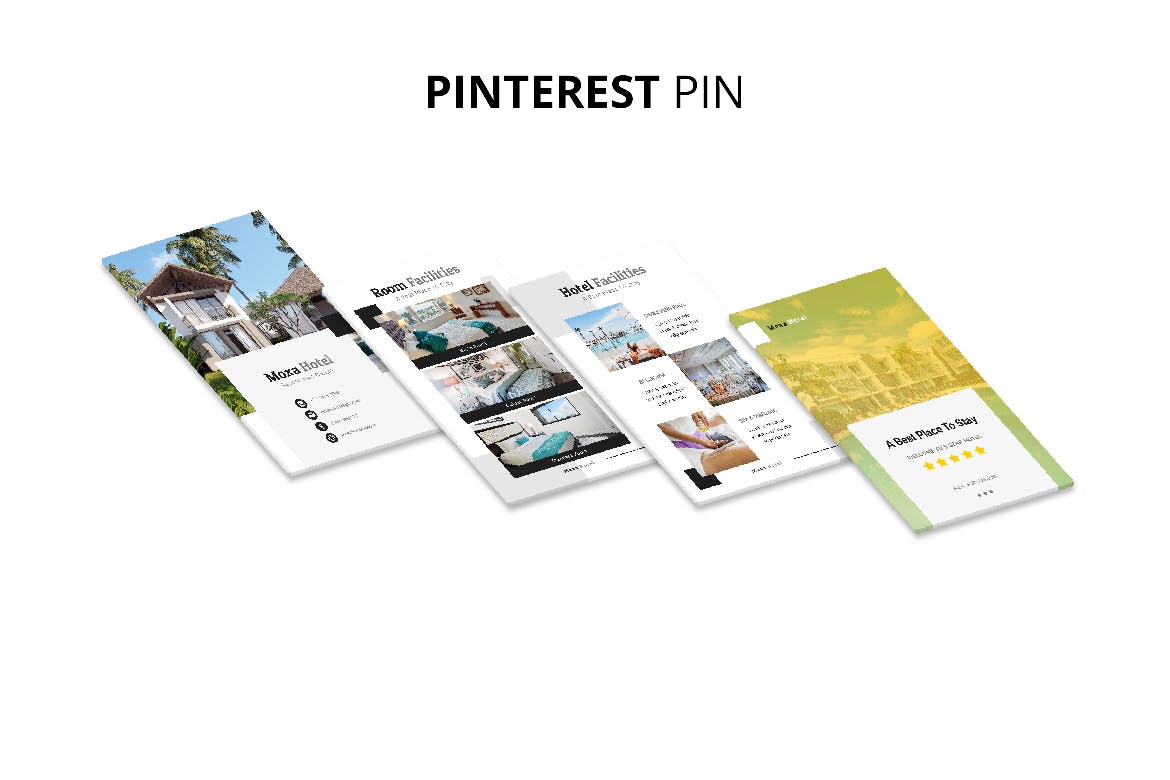 酒店品牌社交媒体平台推广设计素材包 Moxa Hotel Social Media Kit插图(8)