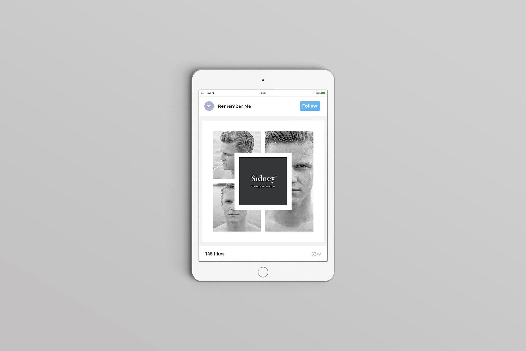 时装大片社交媒体贴图模板素材库精选 Sidney Social Media Templates插图(1)