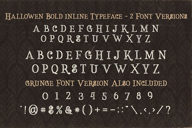 复古风格衬线英文字体合集下载 5 Fonts Bundle 4插图(6)