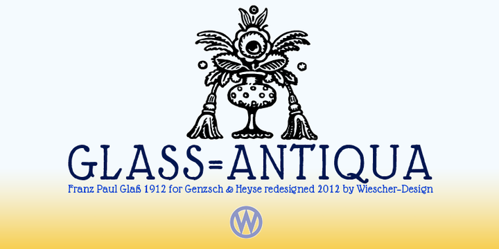 Glass Light Font插图