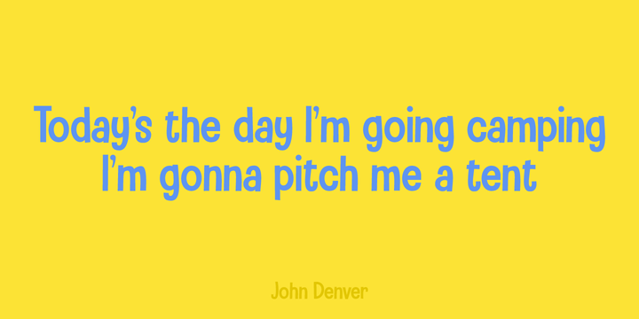 Camping Holiday Font Family插图2