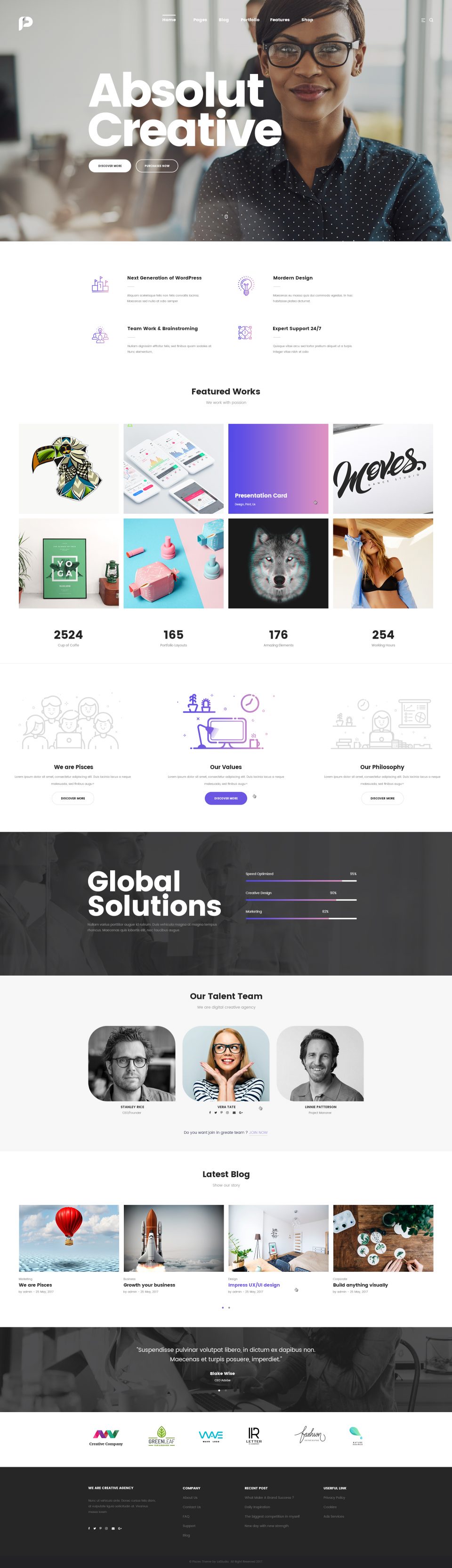 高质量网站全套 PSD 模板素材库精选 Pisces-Multi Concept PSD Template插图(47)