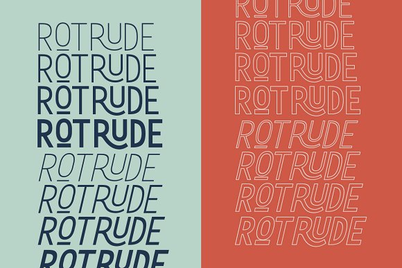 Rotrude Sans (16 FONTS)插图1