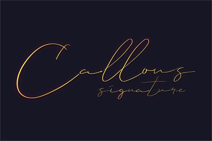 Callous font插图