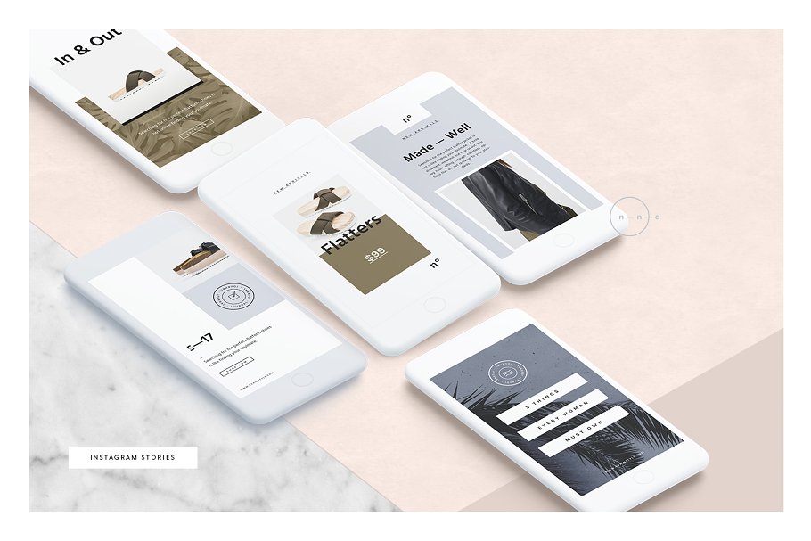 时尚主题社交媒体贴图模板素材库精选 Fashion Social Media Pack • Éva插图(5)