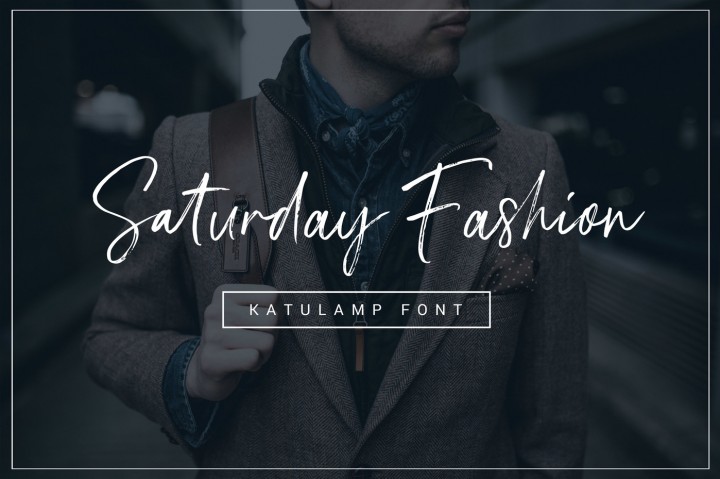 Katulamp Handwriten Brush Font插图3