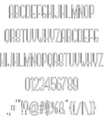Zerotype font插图1 Zerotype font插图1