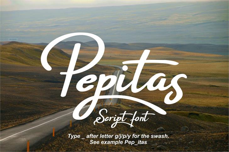 Pepitas font插图1 Pepitas font插图1