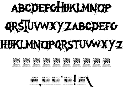 Devastation DEMO font插图4