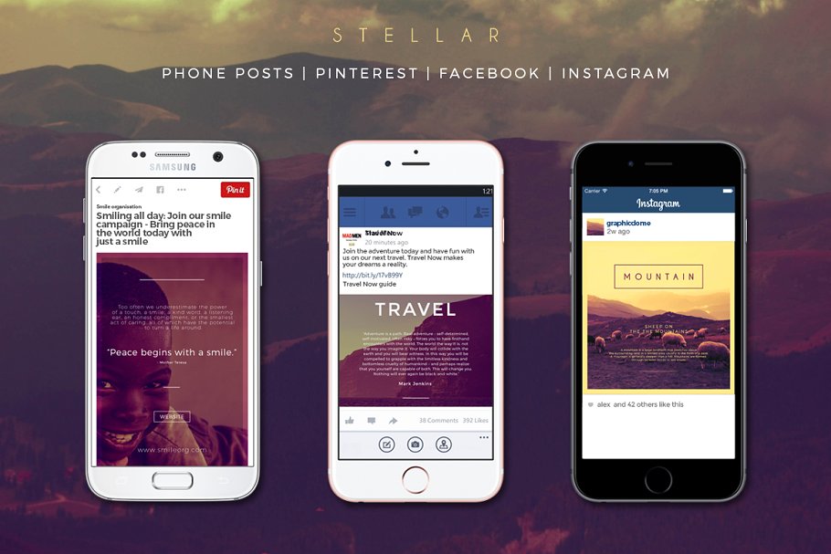 社交媒体超级Banner模板素材库精选合集 Stellar Social Media Banner Pack插图(10)