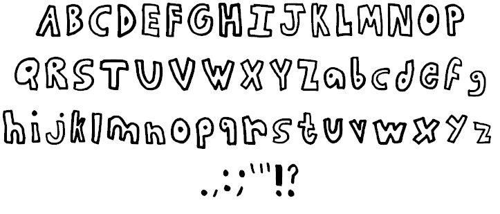 Wave Blocks font插图1