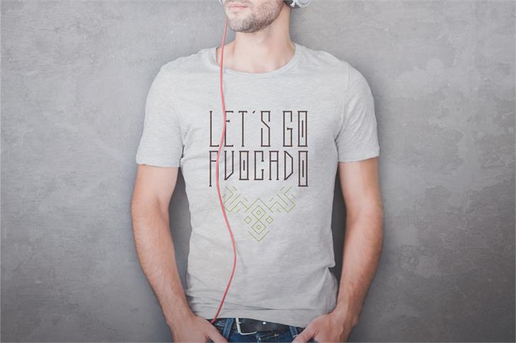 Melancholy Outline font插图3