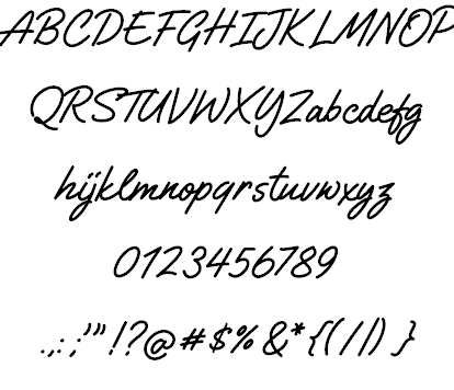 Gilligan Shutter font插图1