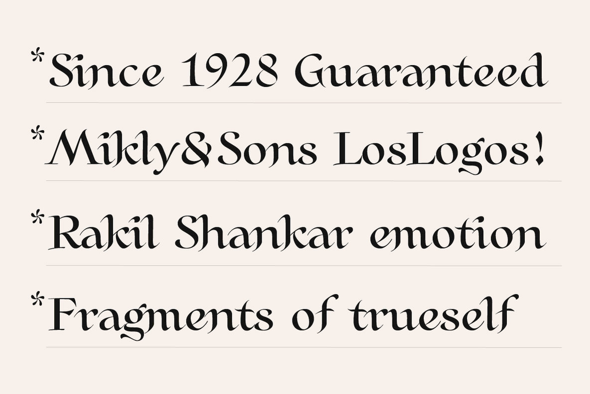 YE Inkmaster Font插图1