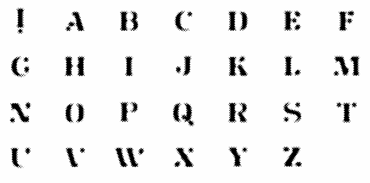 Jot Halftone font插图1