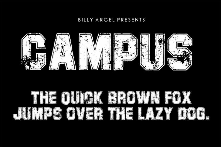 CAMPUS PERSONAL USE font插图