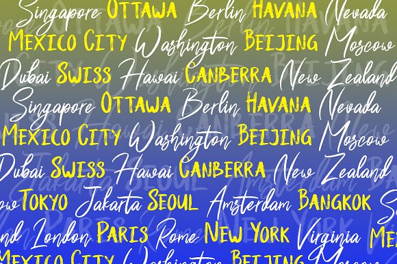 Shutten Reason – Duo Handwritting Font插图5