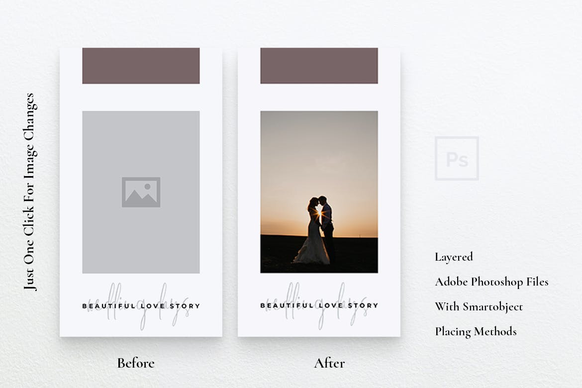 优雅风格婚礼主题Instagram社交素材 ELEGANT Wedding Instagram Stories插图(3)