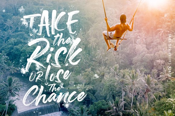 Black Caviar SVG Font插图2