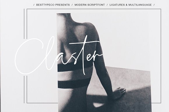 Claster Font插图