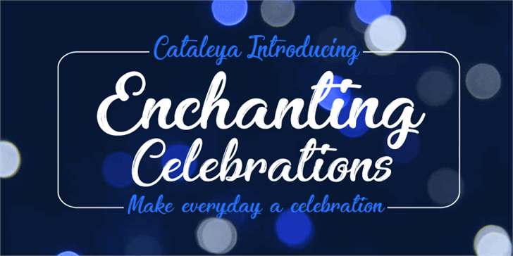 Enchanting Celebrations font插图 Enchanting Celebrations font插图