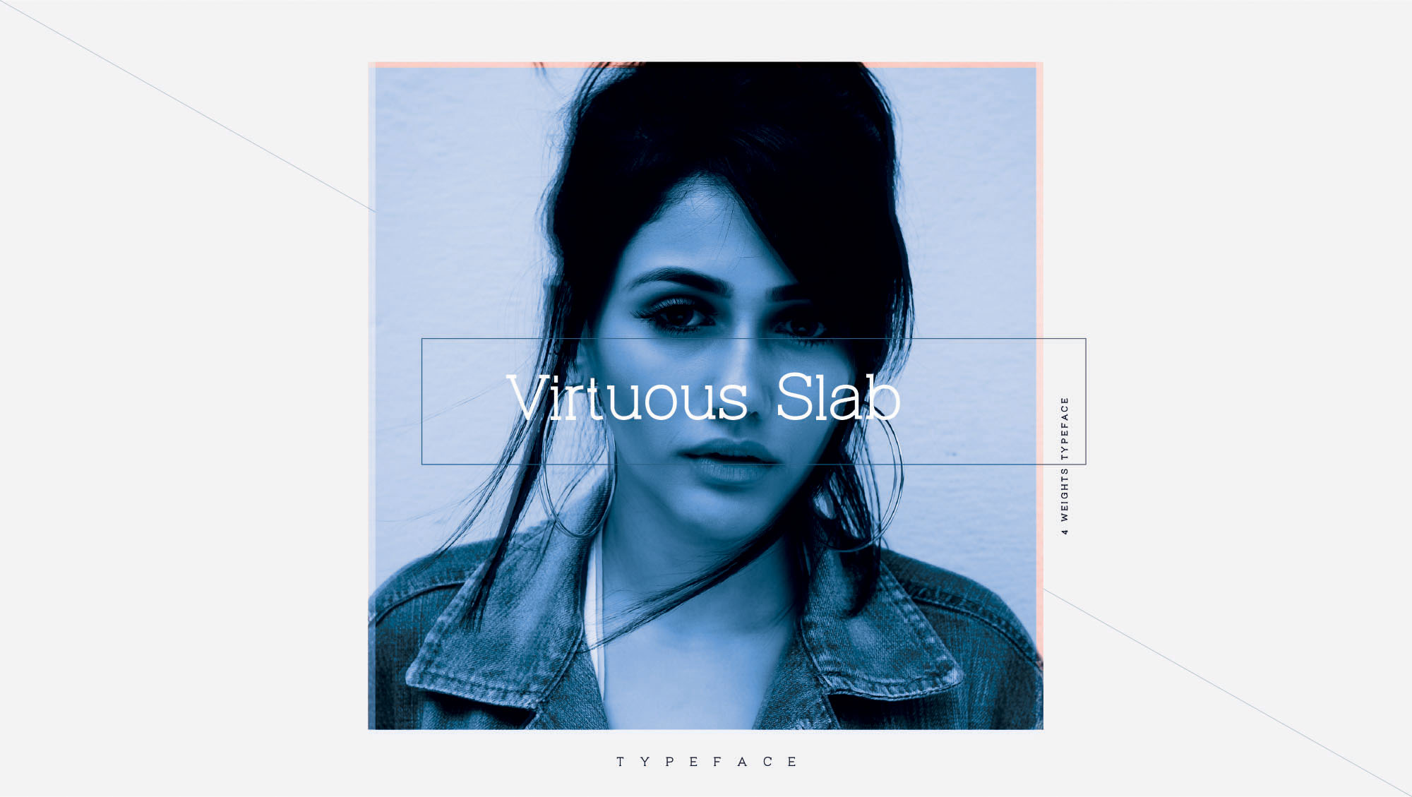 优秀网页设计排版英文衬线字体 Virtuous Slab Font插图