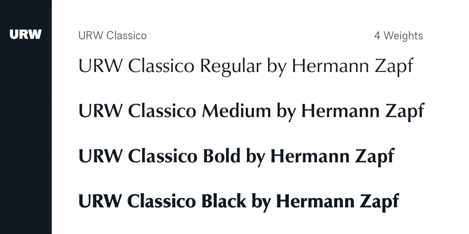 URW Classico Font插图2