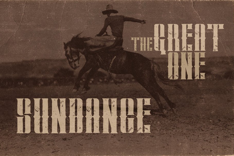 4款复古效果海报标题字体下载 Almanac – 4 Vintage Style Fonts插图(3)