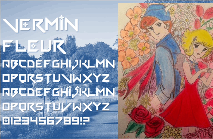 Vermin Fleur font插图