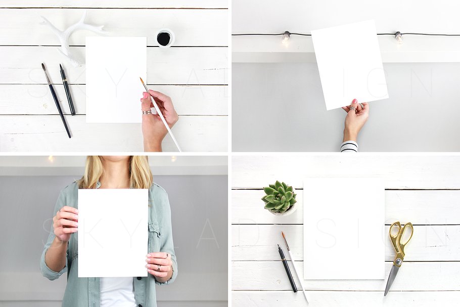 Ins专用手持引语纸张样机模板素材库精选 Quote mockups social media Instagram插图(3)