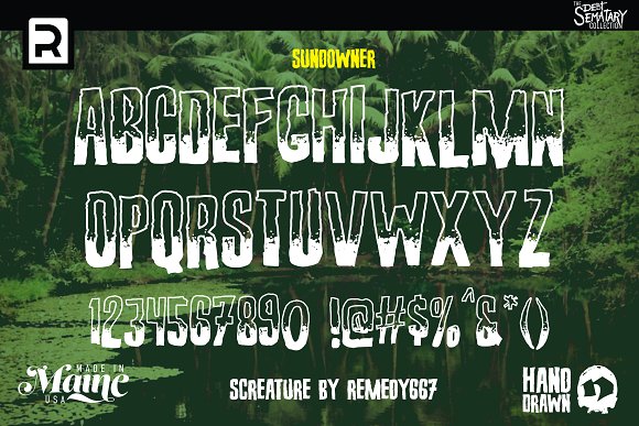 Screature Font插图2