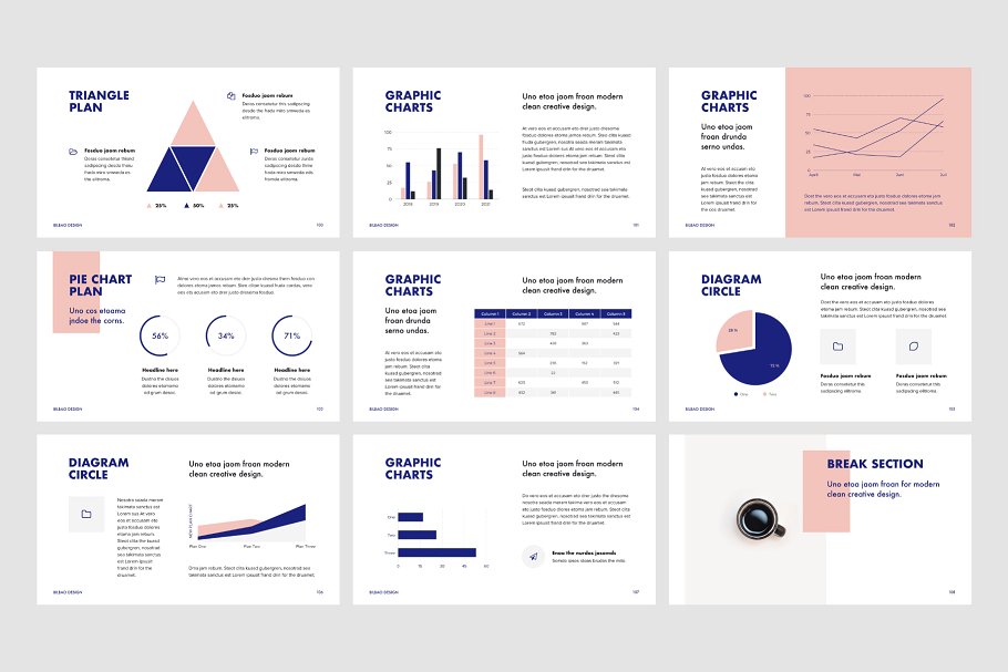 创意设计公司路演PPT幻灯片模板 BILBAO – Powerpoint Template + Bonus插图(15)