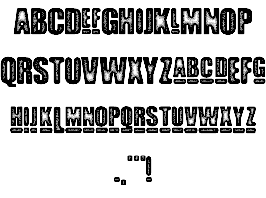 Blue Waffle font插图1 Blue Waffle font插图1