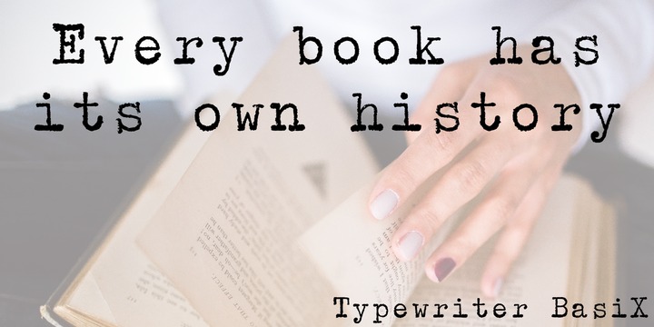 Typewriter BasiX Font插图2