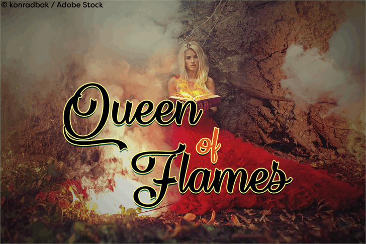 Flame Fetish font插图4