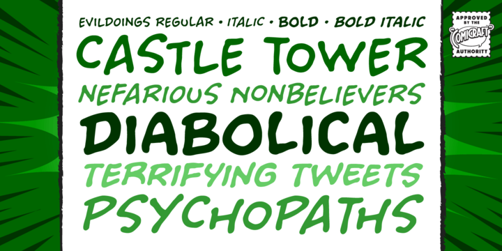 Evil Doings Font Family插图1